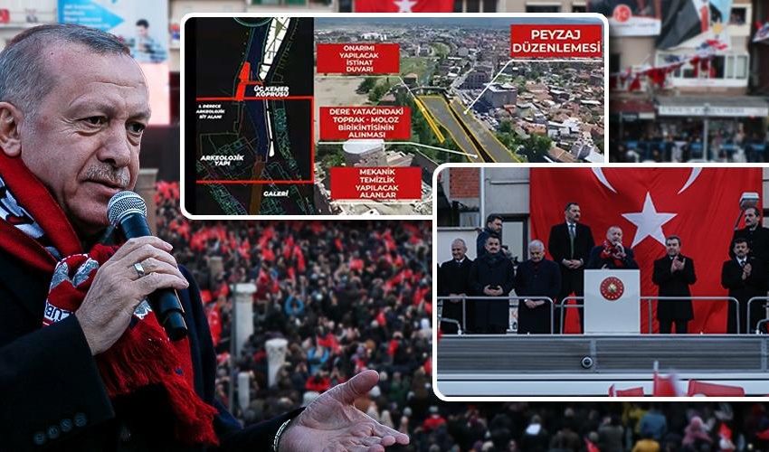 CUMHURBAŞKANI ERDOĞAN: SELİNOS DERESİ ISLAHI İLE BERGAMA BİR BAŞKA GÜZEL OLACAK